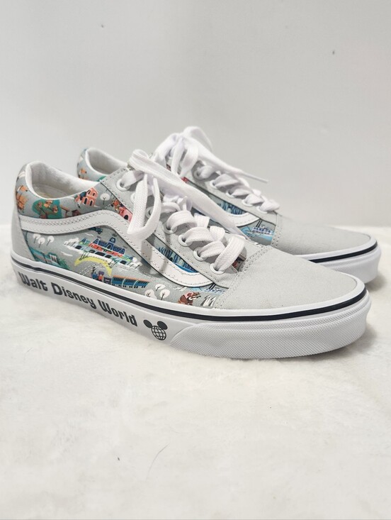 Vans Shoes - Vans Old Skool Walt Disney 50th Anniversary Park Map Sneakers Mens 8 Womens 9.5